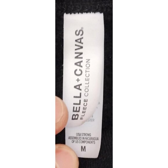 Fozzy Surf School Oahu Crewneck on Bella + Canvas Blank M Black - Picture 4 of 6